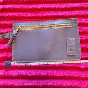 Portland Leather Goods Adriana Wristlet Lavender Purple | Leather Clutch Wallet